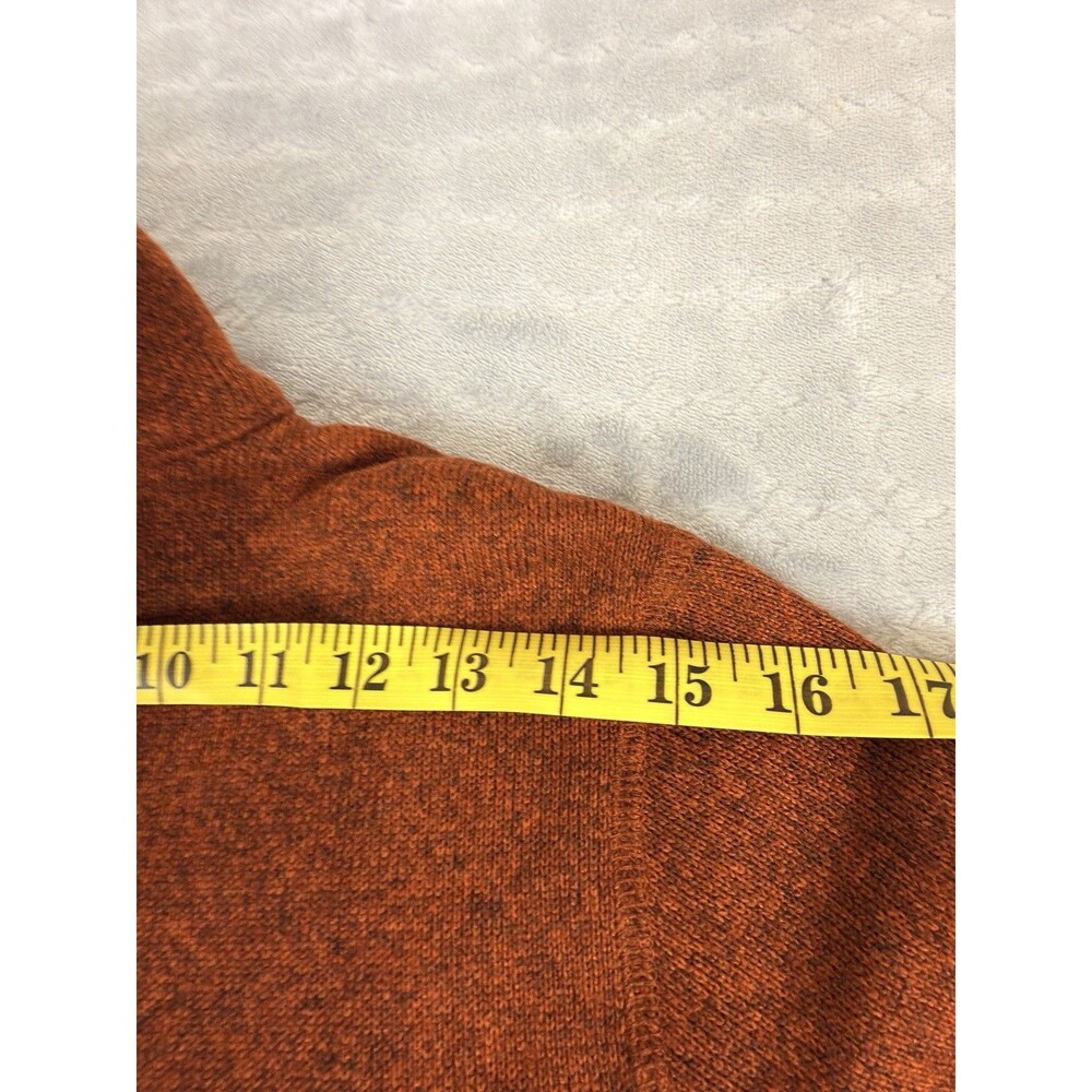 Patagonia Better Sweater Size XXL 1/4 Zip Burnished Red Pullover Youth Pocket - Picture 8 of 13